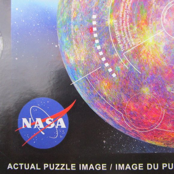 NASA 750 Piece Foil Effect Planet Jigsaw Puzzle - Picture 9 of 14